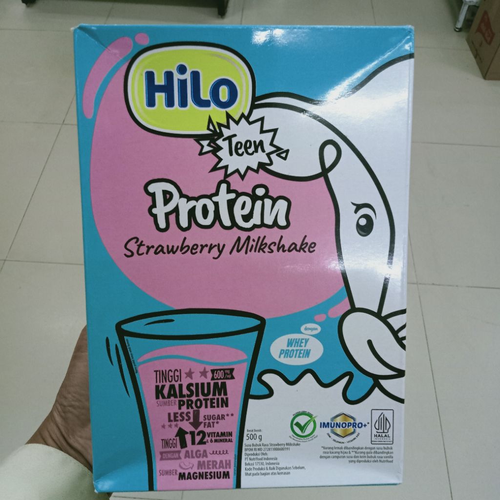 

Hilo Teen Strawberry Milk shake 500 gr
