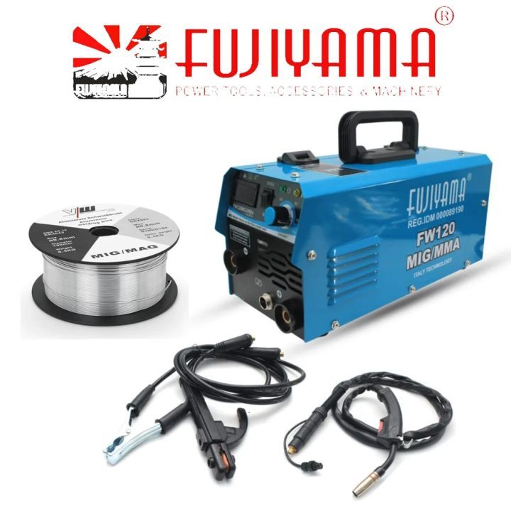 Fujiyama Inverter Welding Fw 120 Mig/mma ZX2902 Mesin Las MIG Gasless / Mesin Las MIG CO2 Fujiyama M