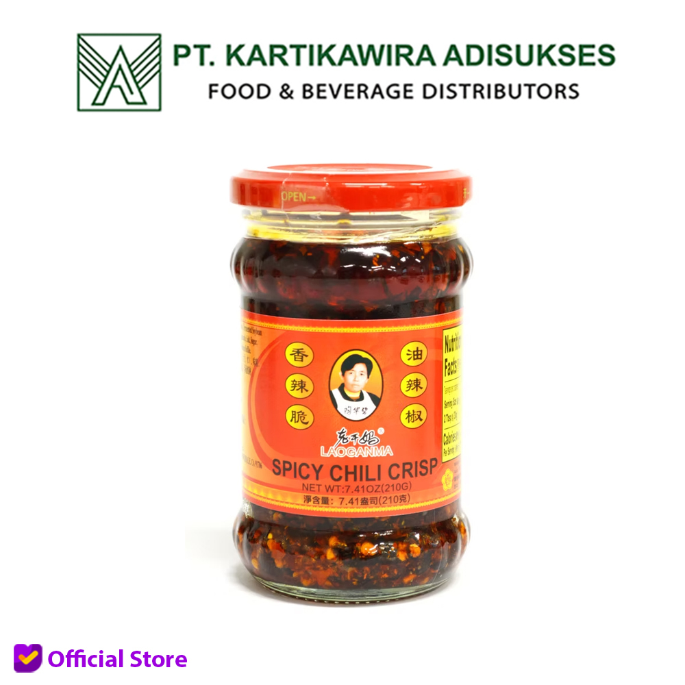 

Lao Gan Ma Spicy Chili Crisp (Sambal) 210 gram