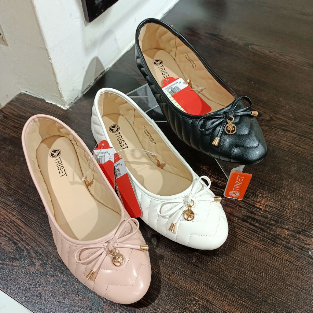 sepatu wanita flat TRISET original matahari