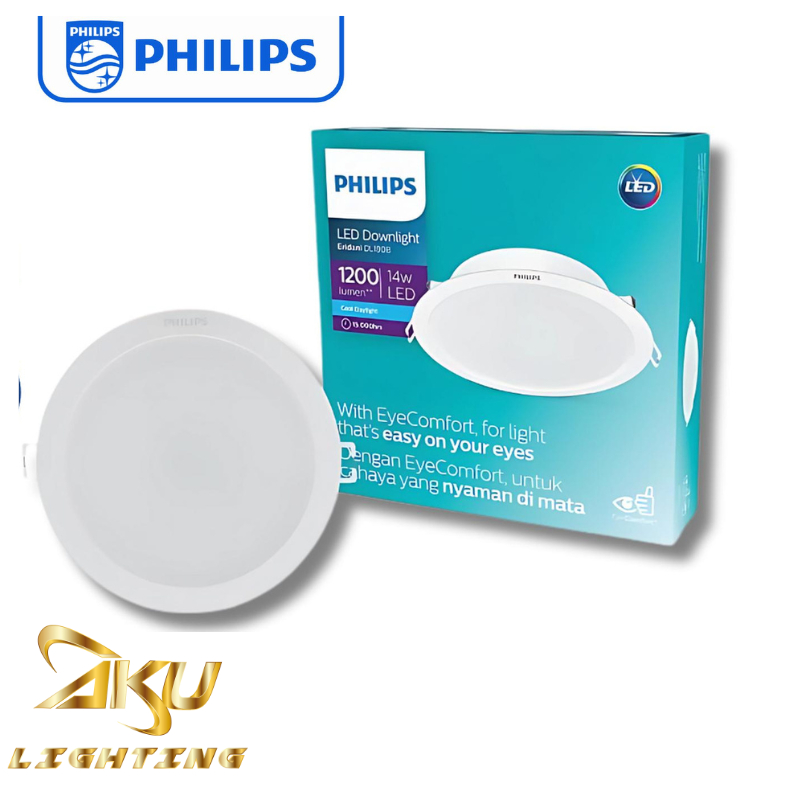 Philips Downlight Edani DL190B 14 Watt 3000K 4000K dan 6500K