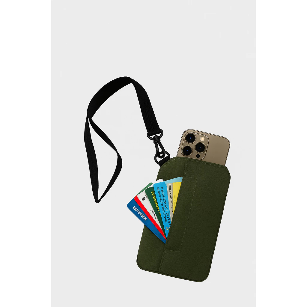 Pouch Hp Lanyard Tas Gantung Cordura 20cm