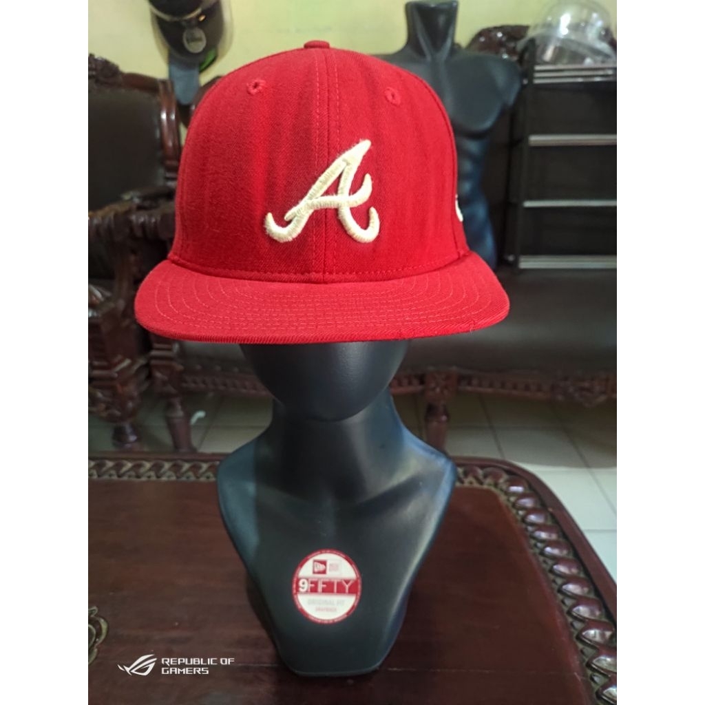 TOPI SNAPBACK ATLANTA BRAVES NEW ERA ORIGINAL