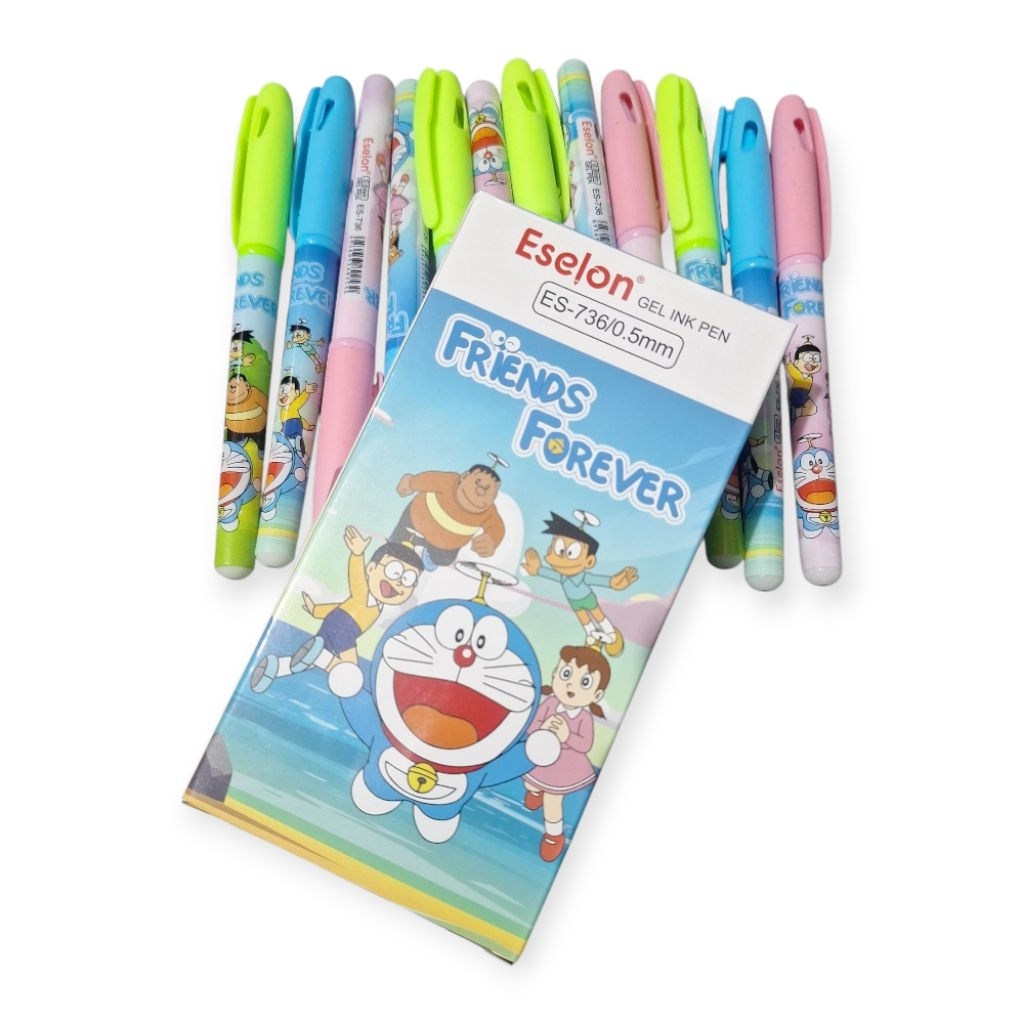 

Promo 12 Pcs Pulpen Fancy Gel 0.5mm/Pulpen Karakter Fancy/Pulpen Cowok/ Cewek Pulpen Tinta Hitam Stationery /ESELON