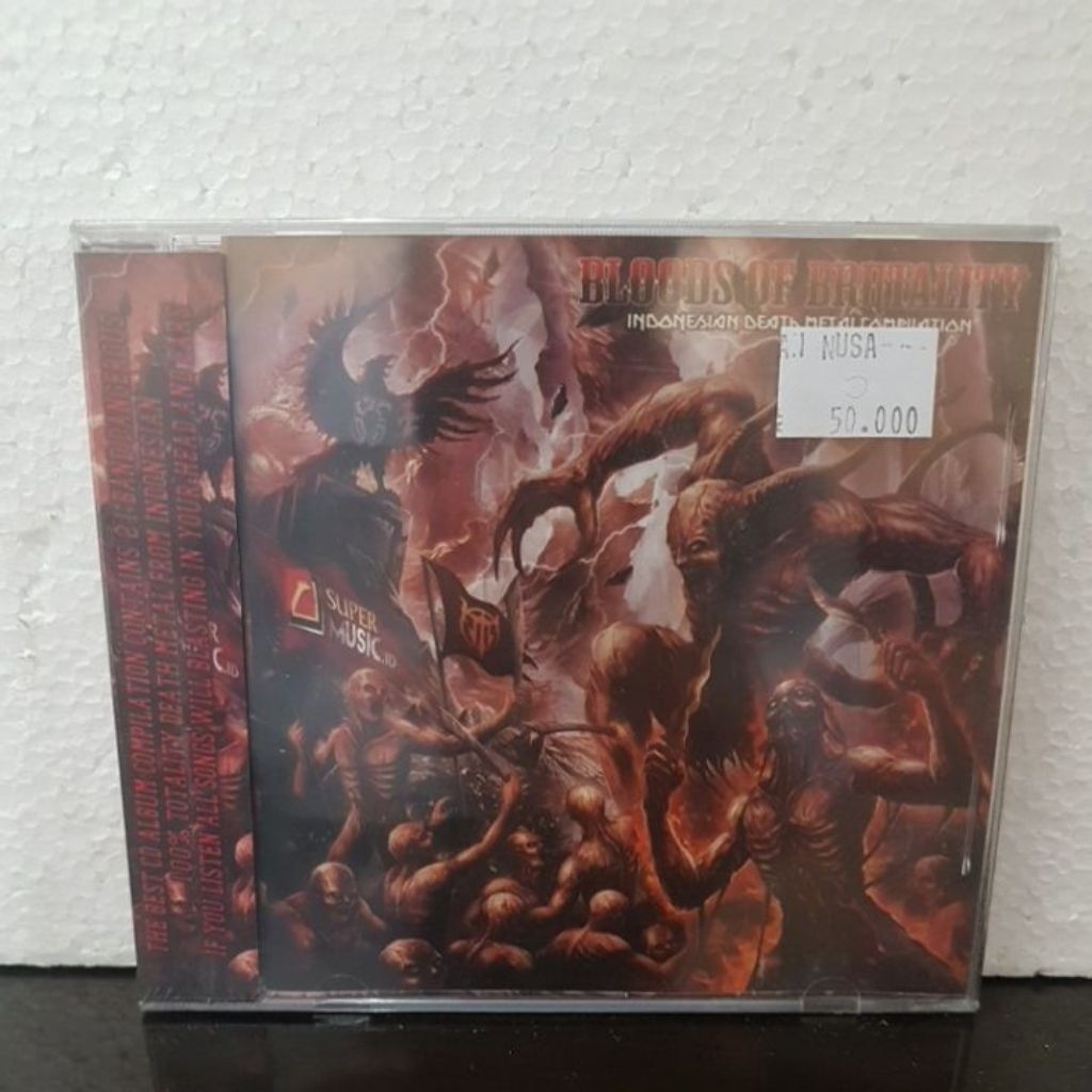 CD Compact Disc Bloods Of Brutality - Indonesian Beat Metal Compilation