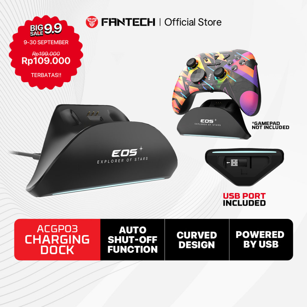 Fantech Charging Dock ACGP03 For EOS PROWGP15, WGP15V2, WGP15V2S