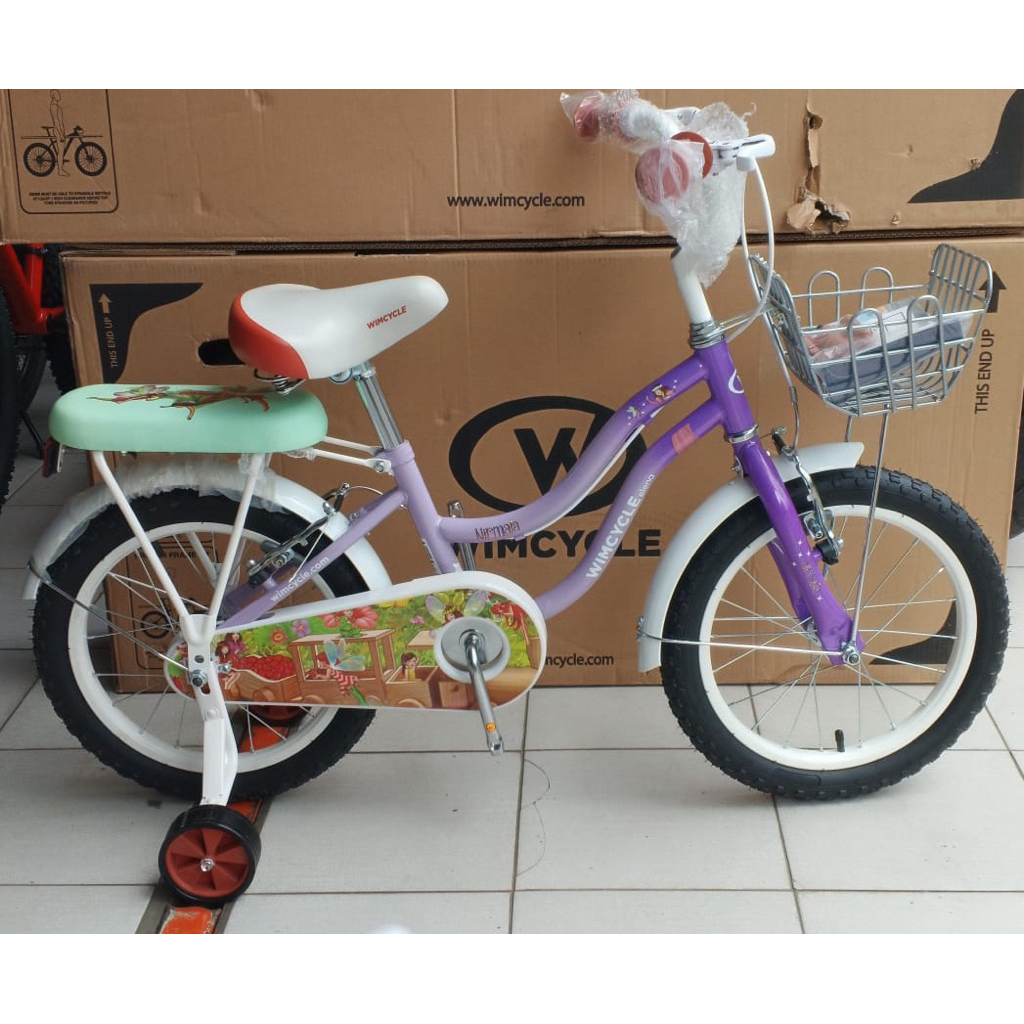 Sepeda Anak Perempuan / Kids BIKE 16 inch / 18 Inch WIMCYCLE ELENA NIRMALA / BEAR