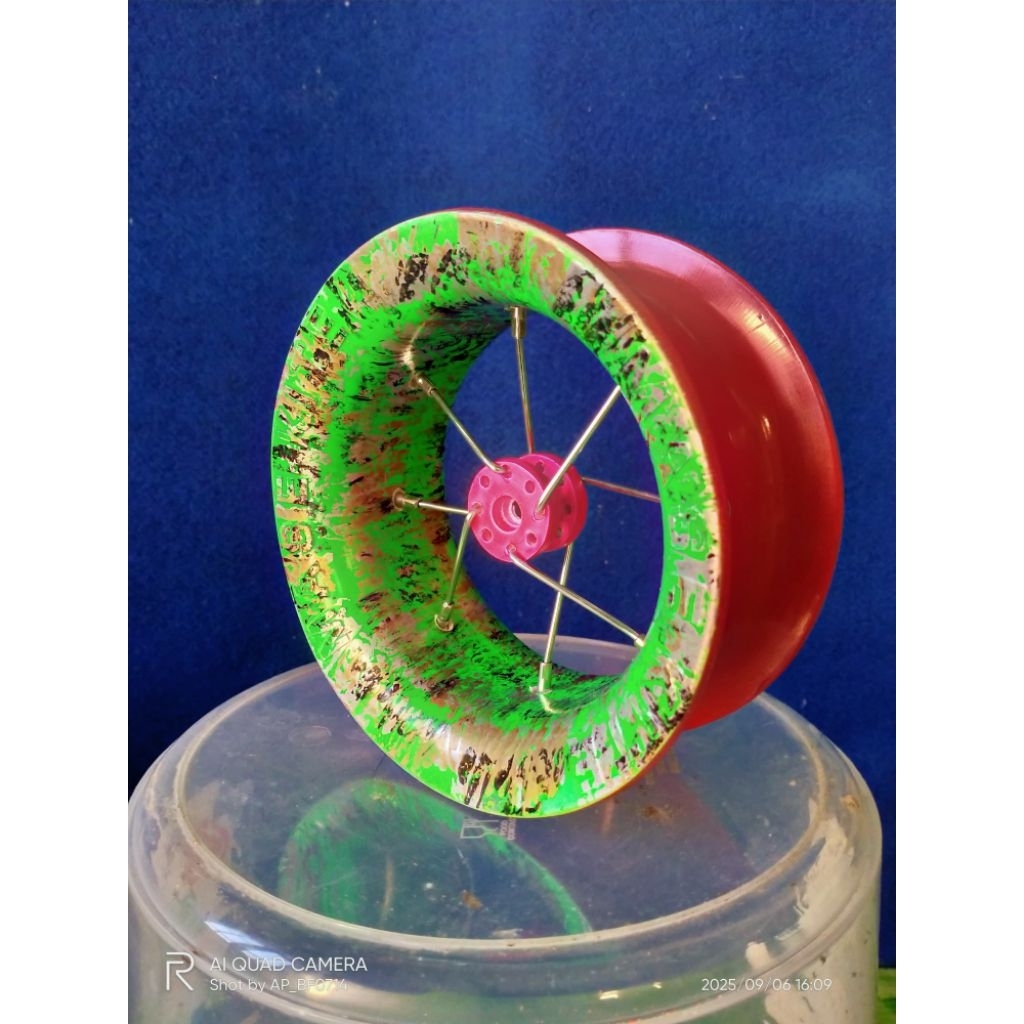 GULUNGAN LAYANGAN BLADU RACING BLADU LAYANGAN BLADU PVC 4" TEBAL 4mm  anti pecah anti karat motif mo