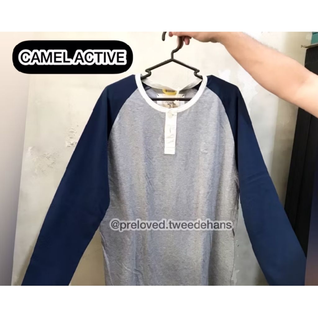 Camel Active Kaos Lengan Panjang Pria