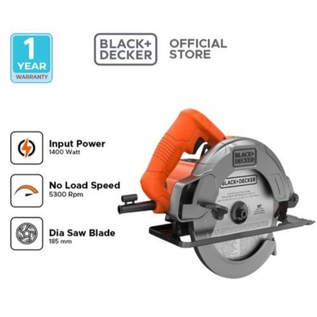 CS1004 BLACK+DECKER CS1004 mesin gergaji potong kayu circular saw with36T