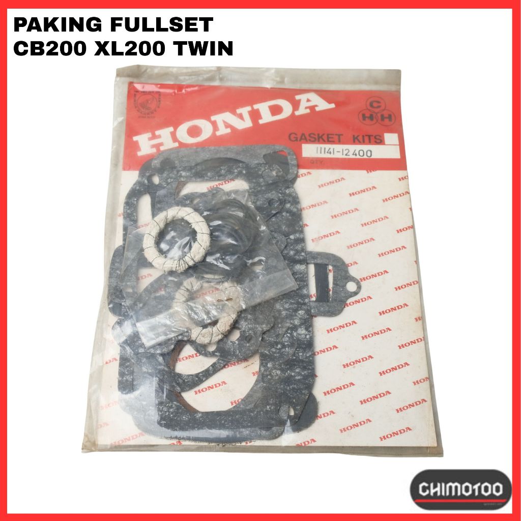 Paking Packing Top Set Gasket Honda Cb200 Cb 200 Xl200 Twin