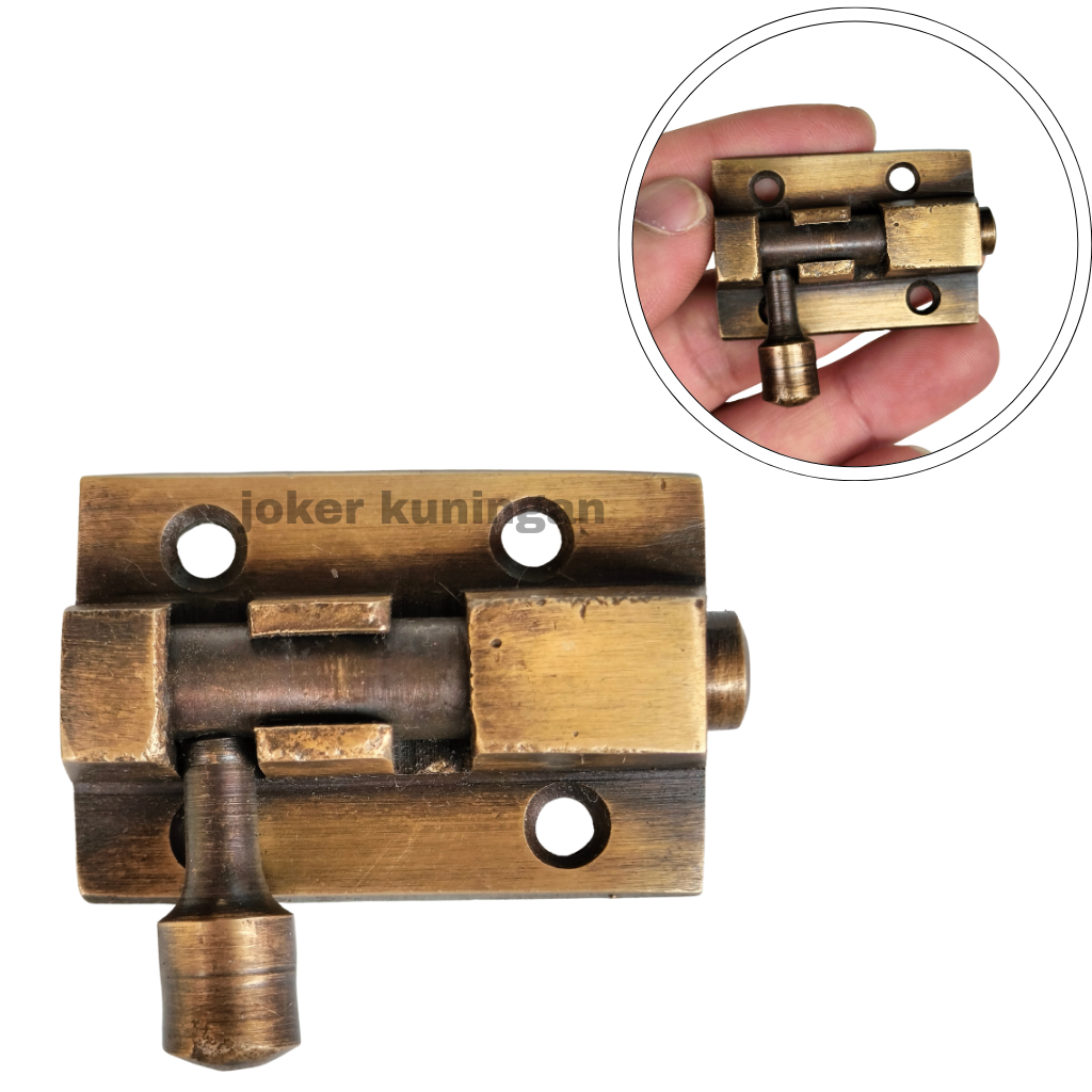 Grendel jendela grendel lemari kuningan antik