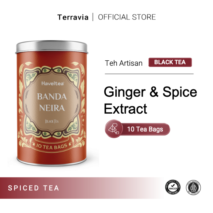 

Haveltea Banda Neira Ginger Tea Teh Rempah Jahe Spice Blend Hangatkan Badan & Jaga Imun