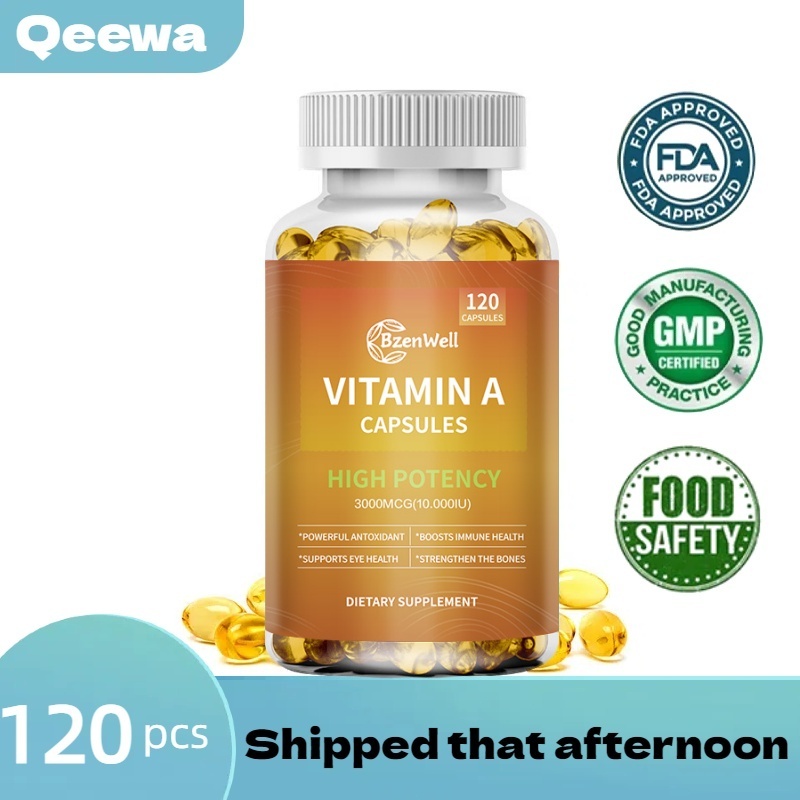 Vitamin A 10.000 IU BzenWell - Kesehatan Mata, Kulit & Sistem Kekebalan