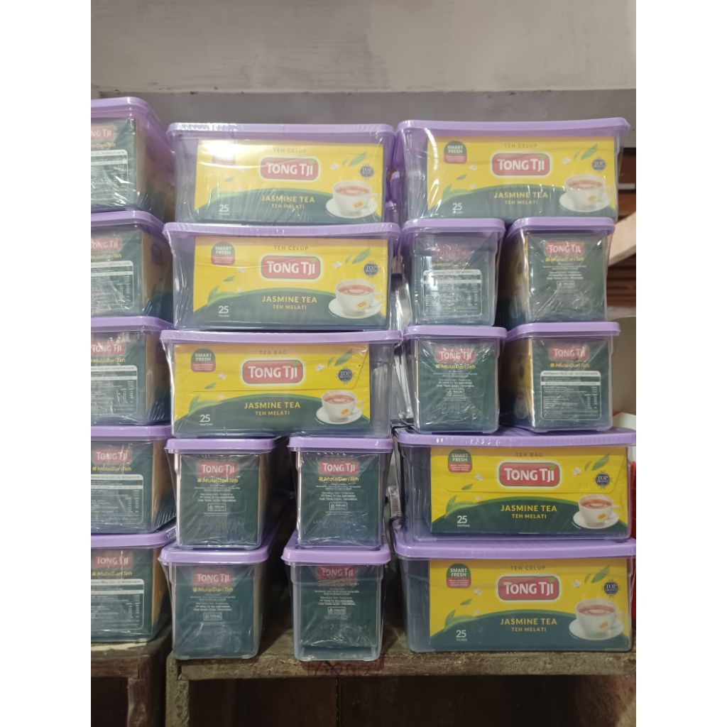 

(FREE 2 TOPLES) TEH CELUP TONG TJI JASMINE TEA TEH MELATI ISI 25 KANTONG (DAPAT 2 TOPLES)