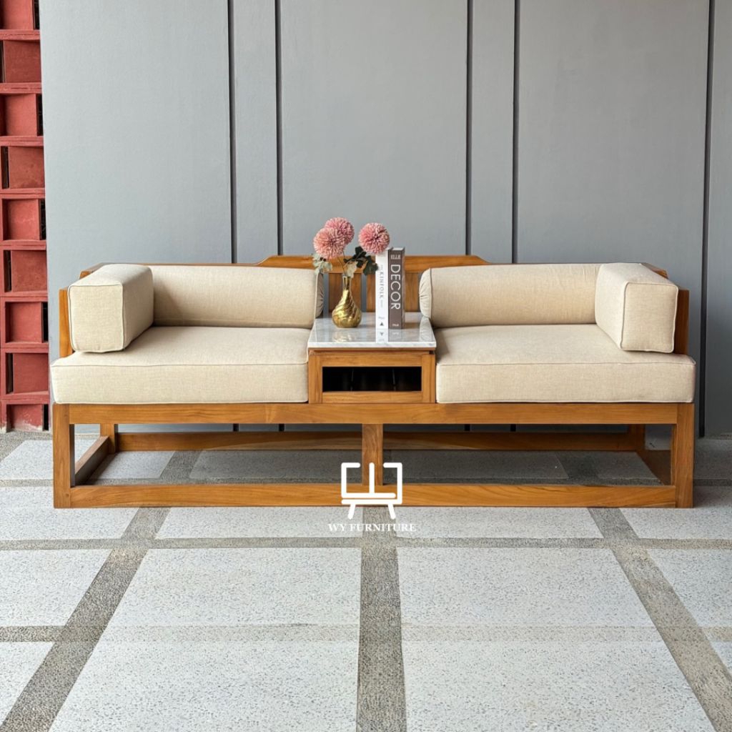 sofa tamu minimalis kayu jati, kursi tamu kayu jati, sofa kayu jati