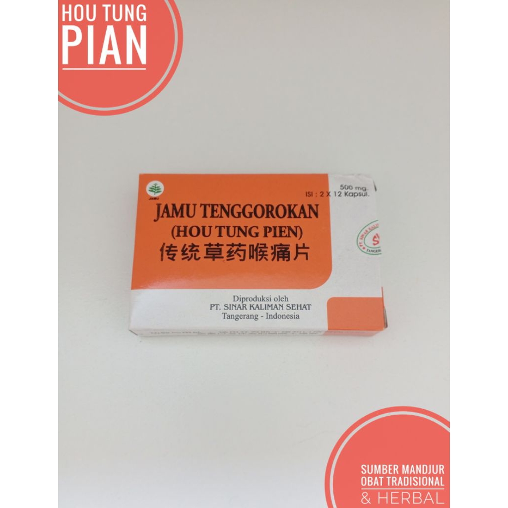 

Jamu Tenggorokan Hou Tun Pien sakit tenggorokan sariawan radang tenggorokan