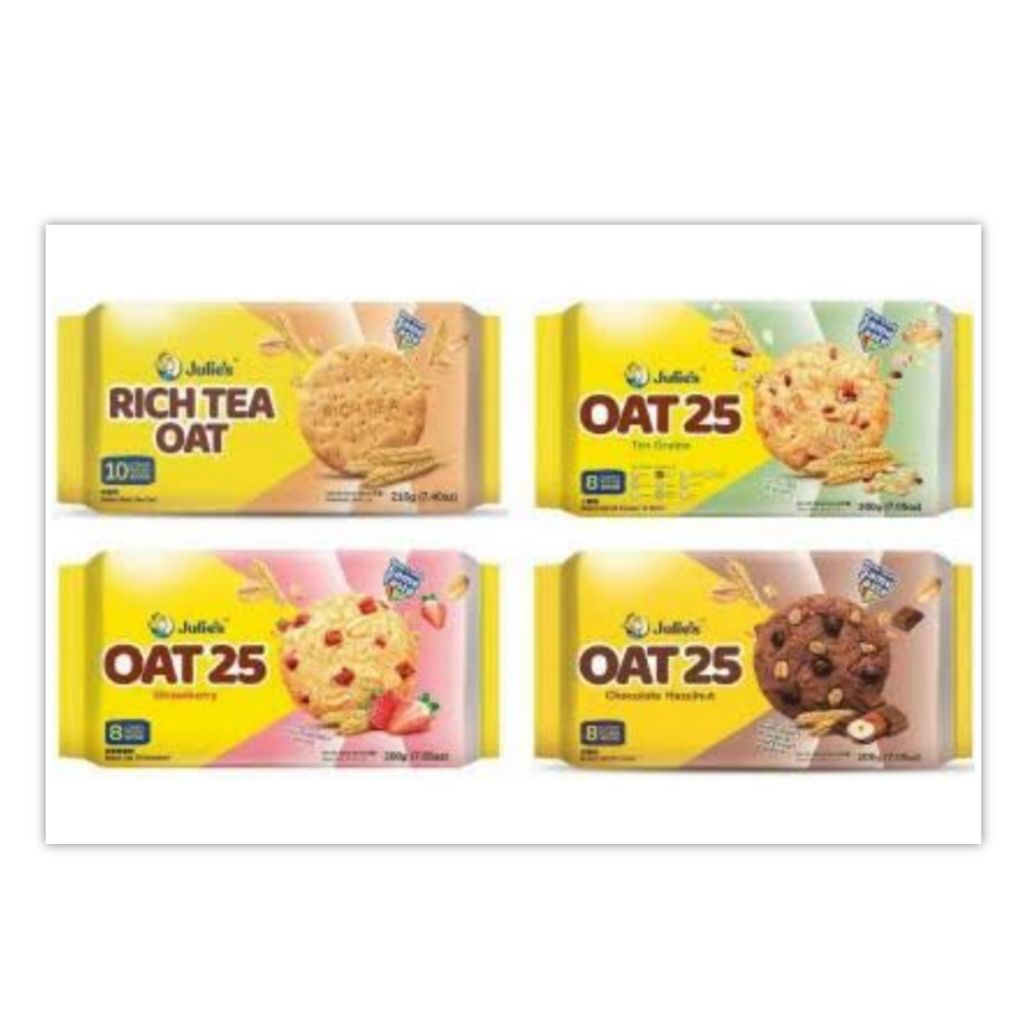 

Julies Julie's Oat 25 isi 200 gr 8 sachet Biskuit Cereal