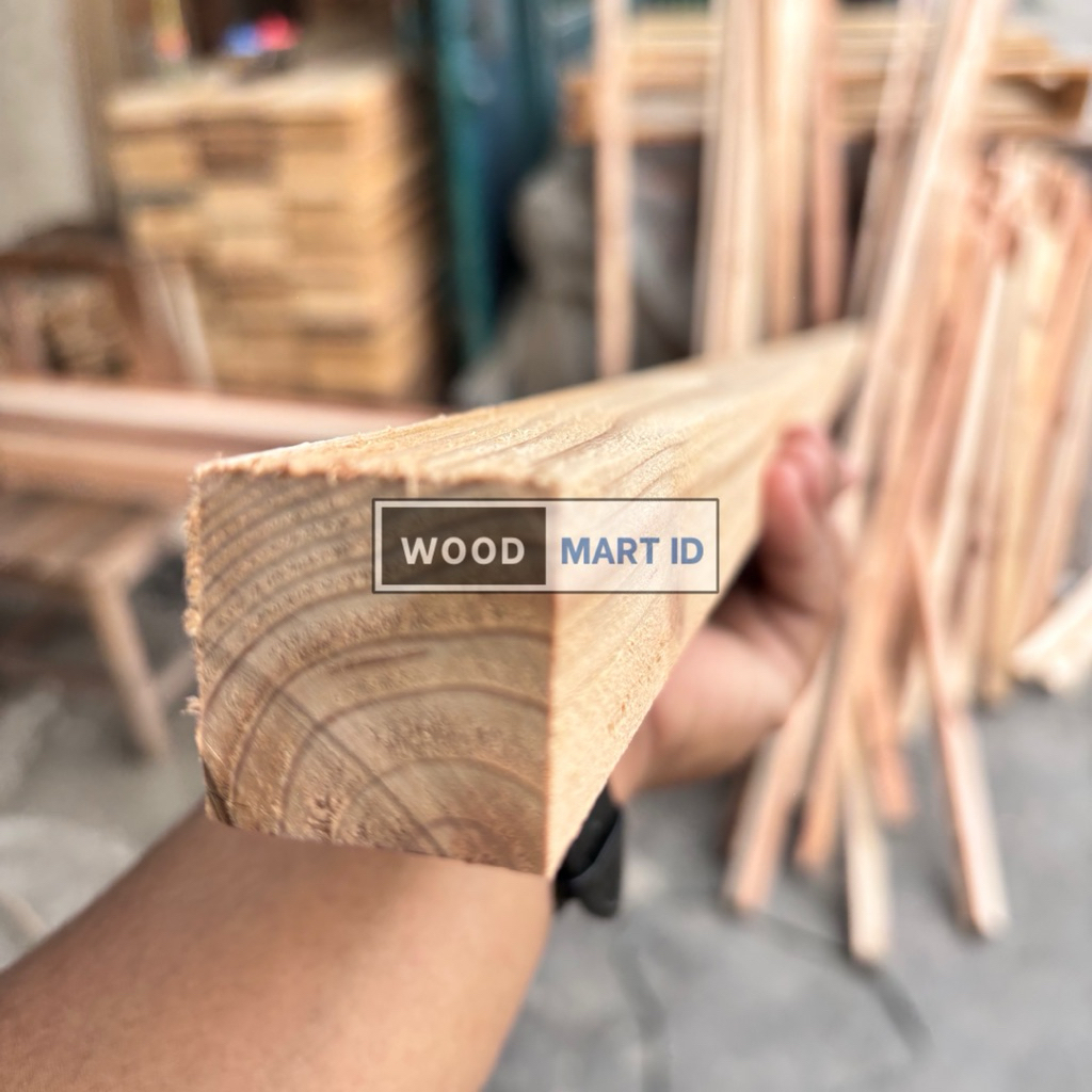 Kaso 3 x 3 x 90 cm | Kaso Jati Belanda Serut | Kayu Kaso Serut | Kayu Reng 3 x 3 | Kayu Jati Belanda