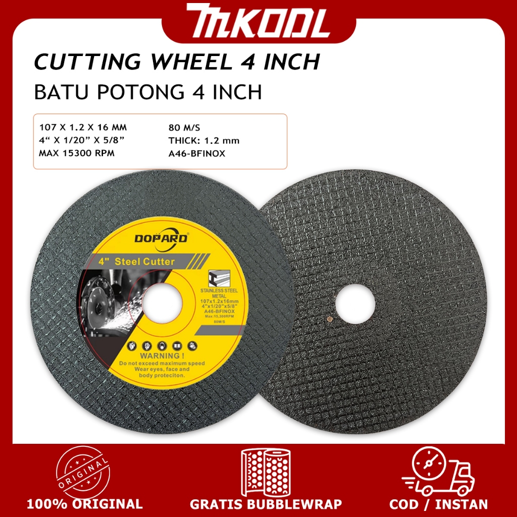 MKODL Diamond Grinding Wheels DGW-114 Mata Gerinda Poles Batu Asah Potong Gerinda Asah Diamond