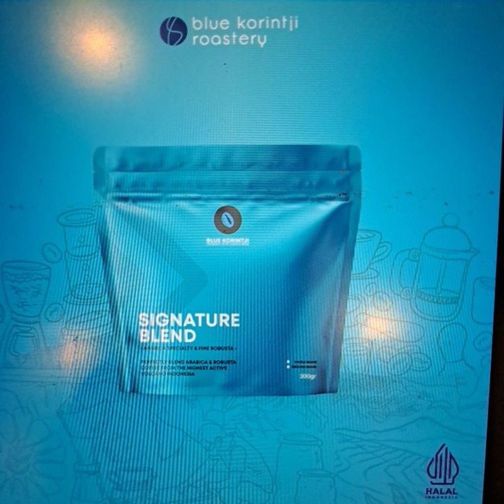 

Signature Blend. Blue Korintji House Blend