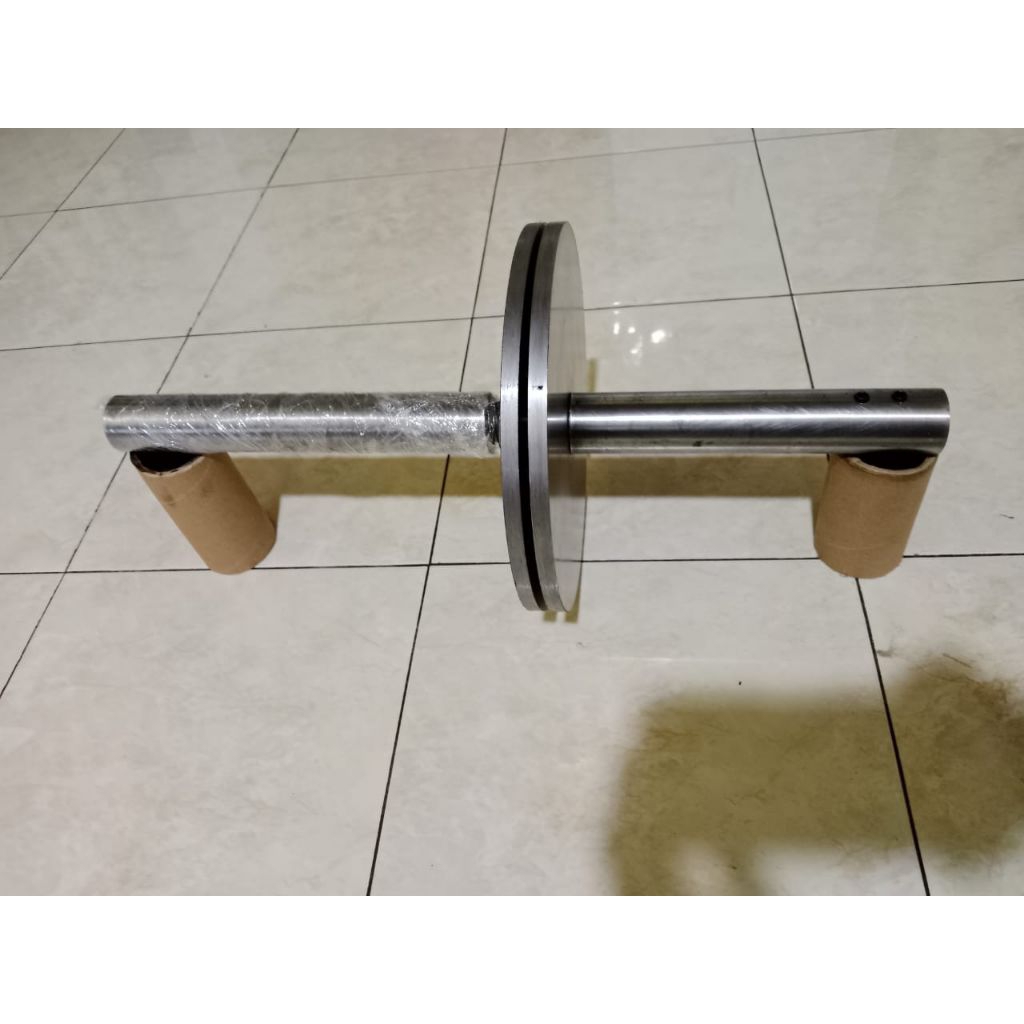 AS SERKEL gearbox PISAU TENGAH 1 set panjang 50 cm bahan as 1½ inch piringan 23 cm diameter 30 mm