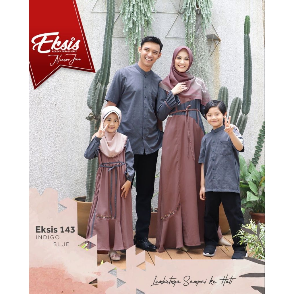 COUPLE EKSIS 143 SARIMBIT KELUARGA BAJU COUPLE KELUARGA
