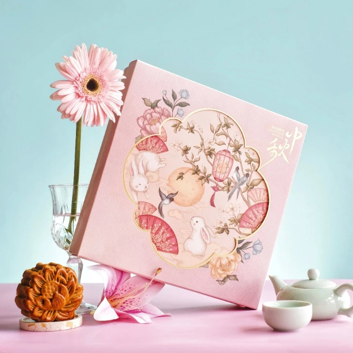 Kotak Mooncake Box Mooncake Kotak Mooncake isi 4 100gr 125gr 150gr