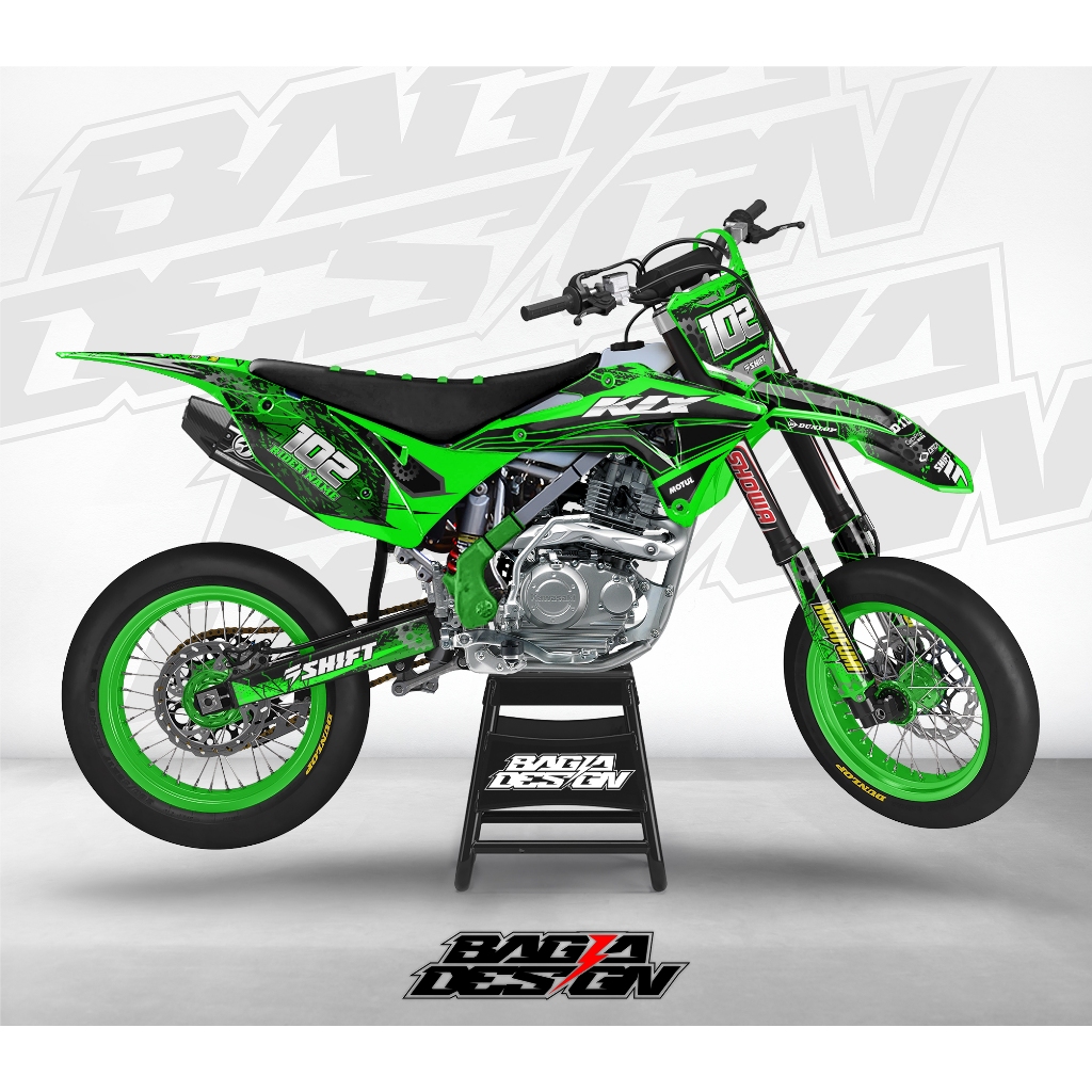 DECAL KLX GORDON PREMIUM GLOSY COSTUME DESIGN / DECAL KLX GORDON FULL BODY NOMOR 149