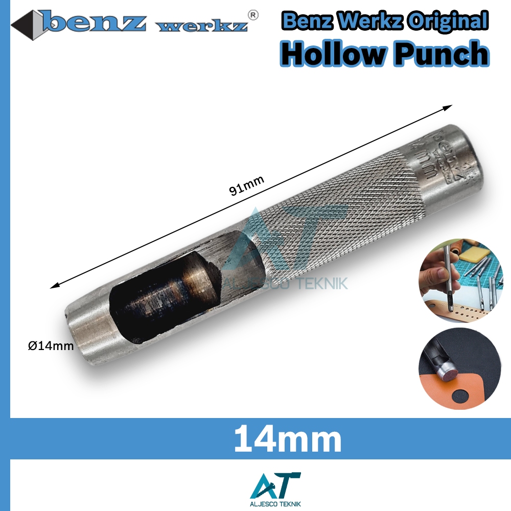 

BENZ PLONG 14MM - HOLLOW PUNCH - PEMBUAT LUBANG - PEMBOLONG KARDUS KAIN KERTAS