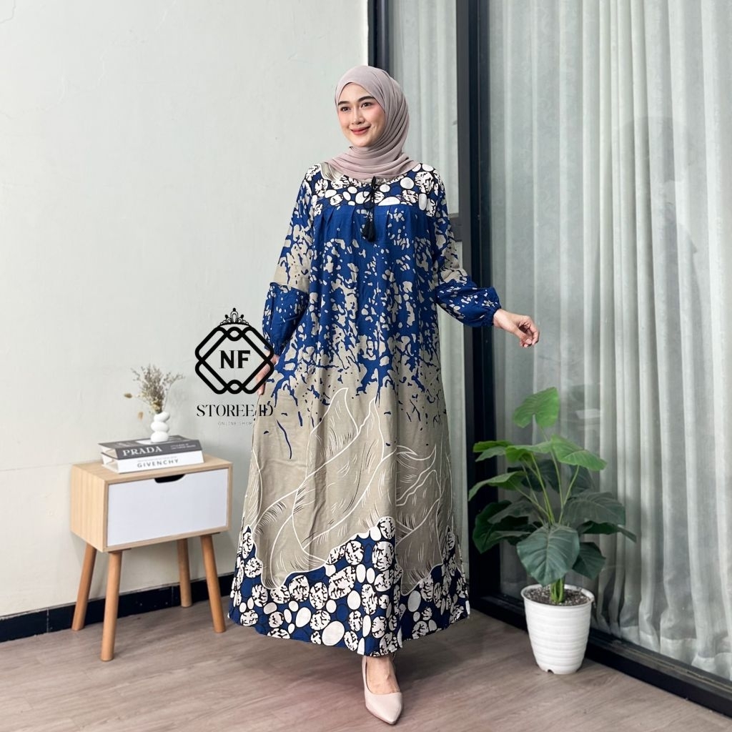 NEW COLLECTION Dress Gamis Rayon Premium - Gamis Jumbo Bumil Busui Friendly -Gamis Casu Wanita