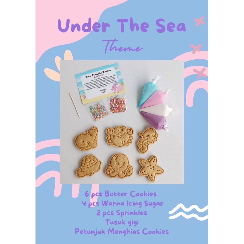 

DIY Cookies Kit Under the sea | Decorating Cookies | Menghias cookies | Cookies Hias | Kukis Hias | Hampers ulang tahun | Kado ulang tahun | Goodiebag ulang tahun | Mainan anak | Kado anak | Kado ultah anak | Mainan anak murah | Kado anak murah | Mainan