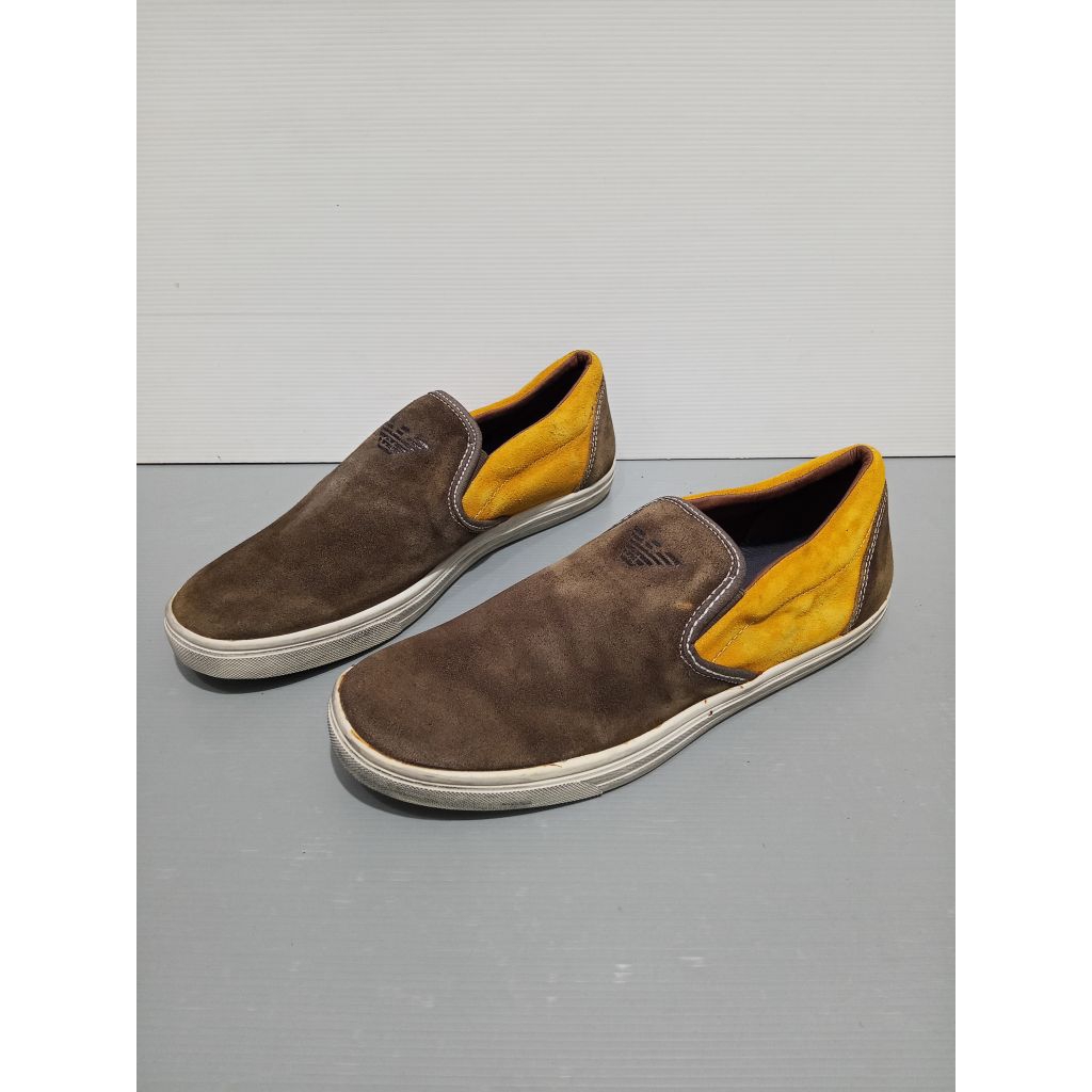 Sepatu ARMANI JEANS Slip on size 41 Original Made in Indonesia