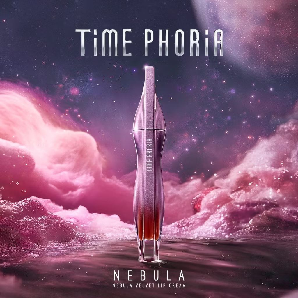 TIMEPHORIA Nebula Velvet Lip Cream Waterproof Lipstik Longlasting TimePhoria | Tiamu Beauty