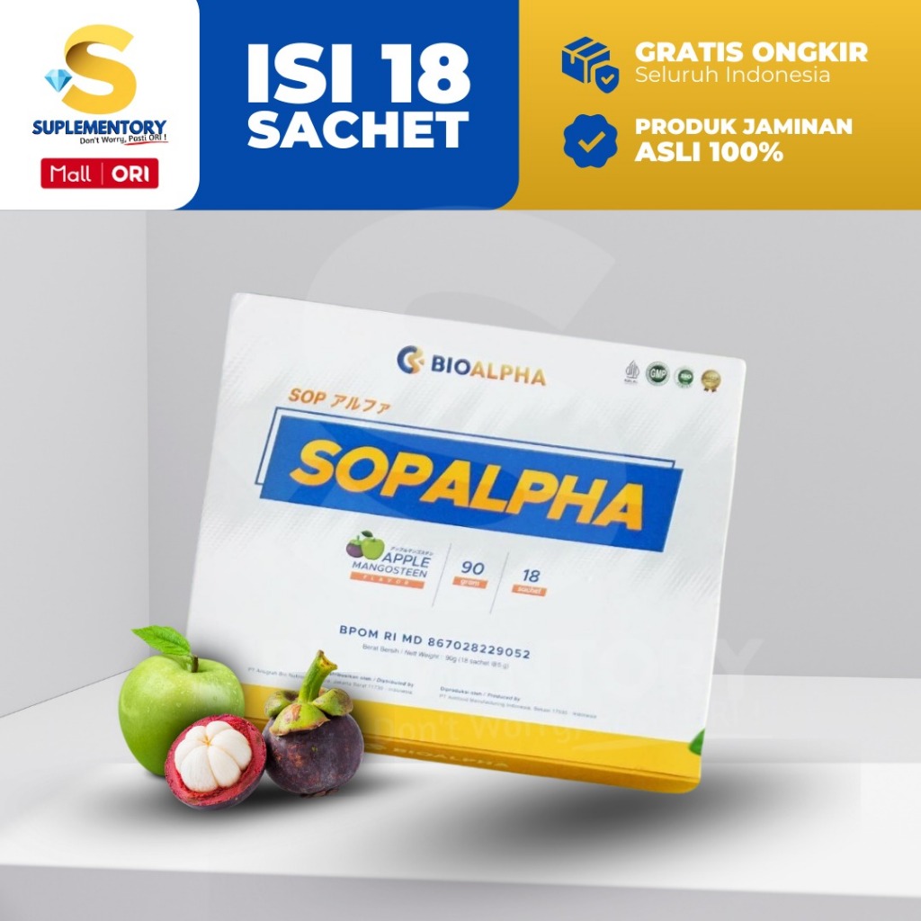 Grosir SOP Alpha Obat Terapi Diabetes Kolesterol Jantung Trigliserida Pankreas Bioboost Sopalpha App