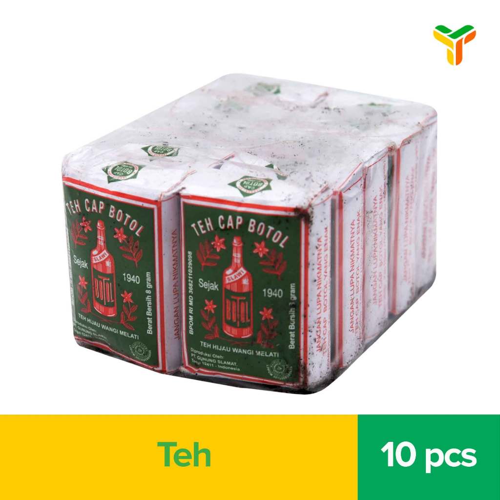 

Teh Cap Botol Teh Hijau 10X80Gr