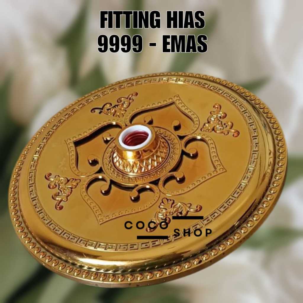 Rumahleha Fitting Lampu Ornamen Batik /Ornamen Plafon Pvc/Fitting Lampu Plafon Hias Ss-8888/9999