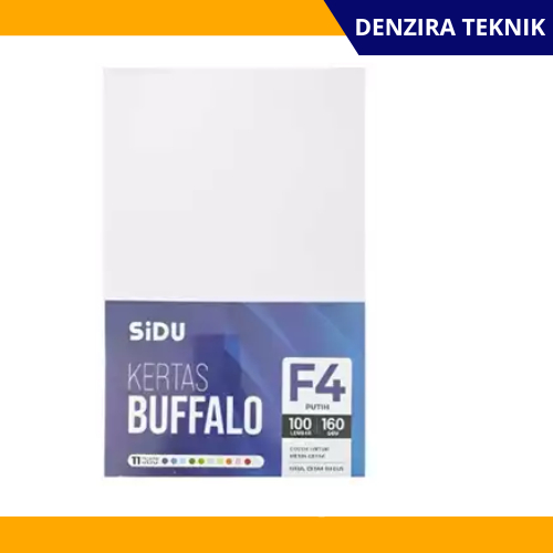 

Kertas Cover Jilid BUFALLO SIDU F4 100 Lembar (Putih)