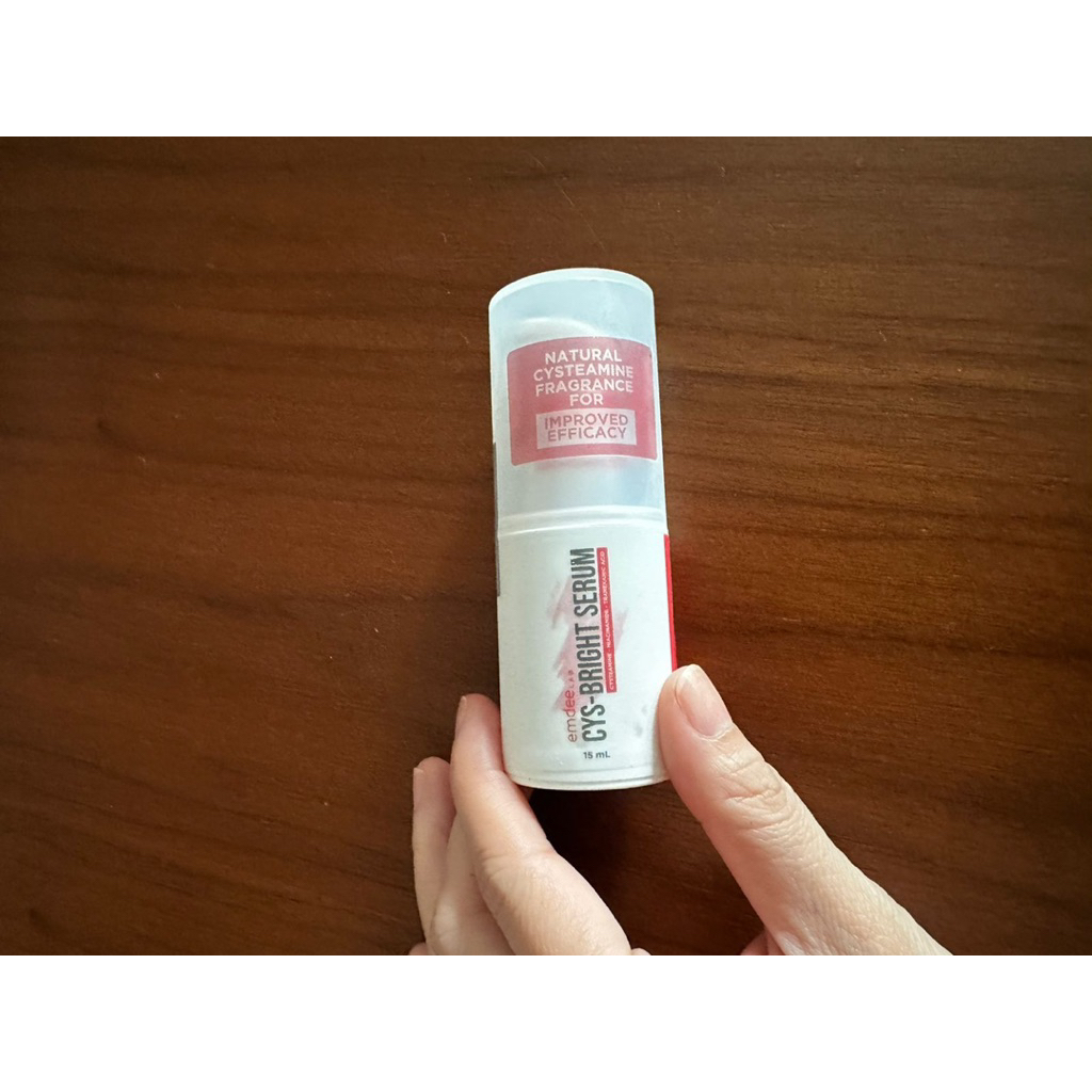 NEW segel — emdee cys brightening serum exp 2027