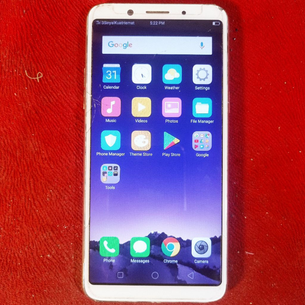 Oppo F5 Youth Ram 4GB internal 32GB Minus retak