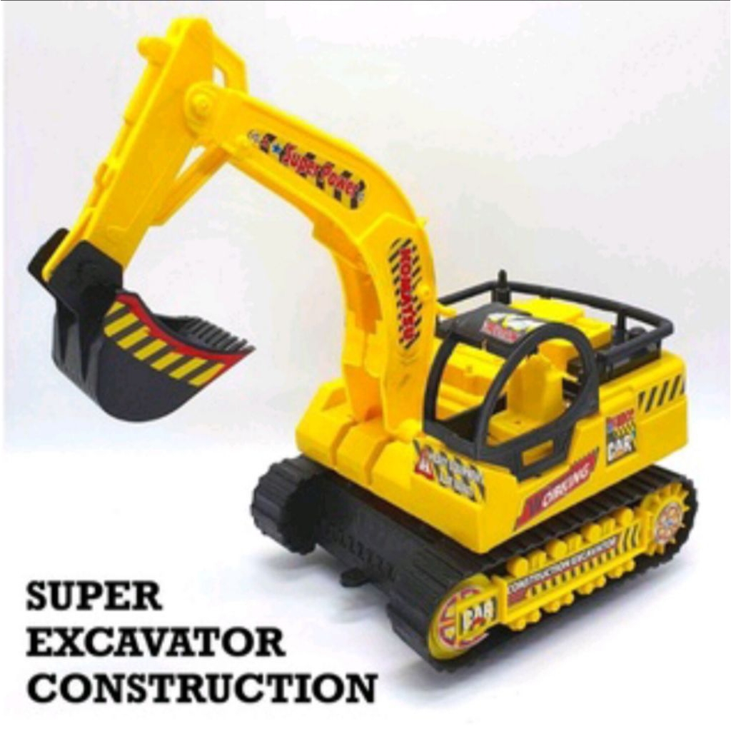 BISA COD ST 2119- Mainan Truk Super Excavator Construksi Bego Super Jumbo ST2119