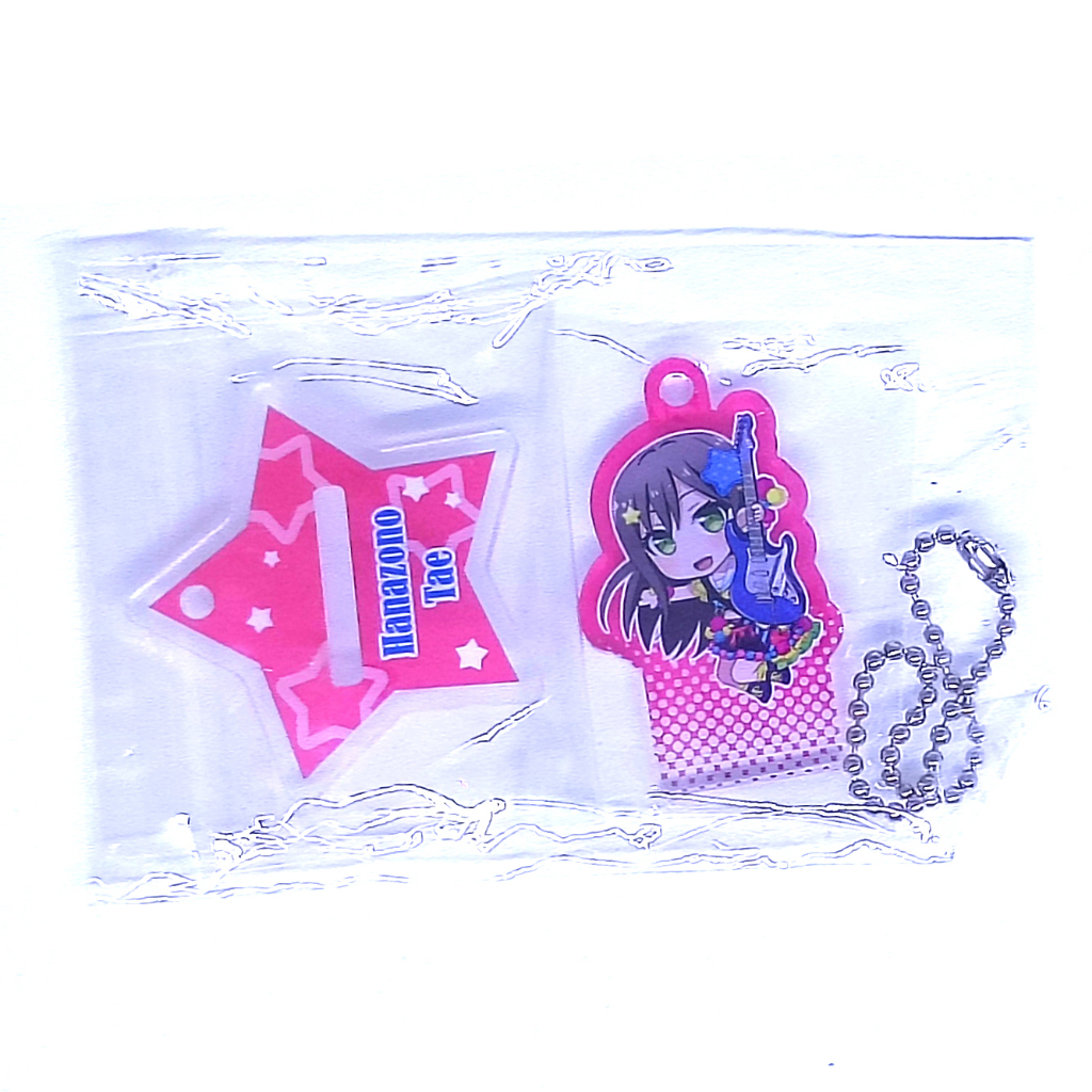 BanG Dream Acrylic Stand Keychain - Tae Hanazono (Gantungan Kunci / JP Rare)