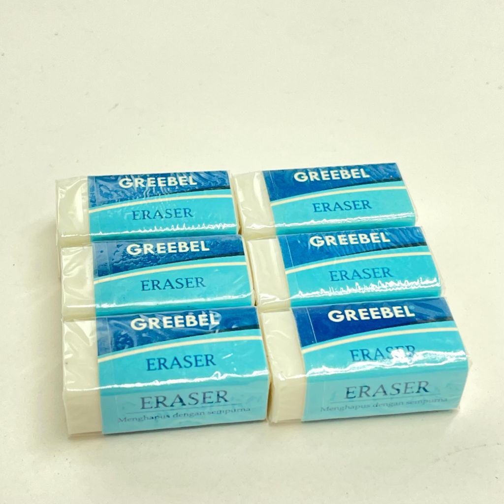 

PENGHAPUS GREEBEL PUTIH GBW-120640 ISI 40PCS