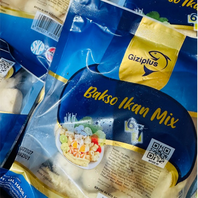 

GiziPlus Bakso Ikan Mix 6 in 1 500gr