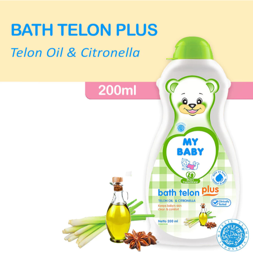 My Baby Milk Bath Sabun Cair Bayi 200ml Sabun Mandi Anak