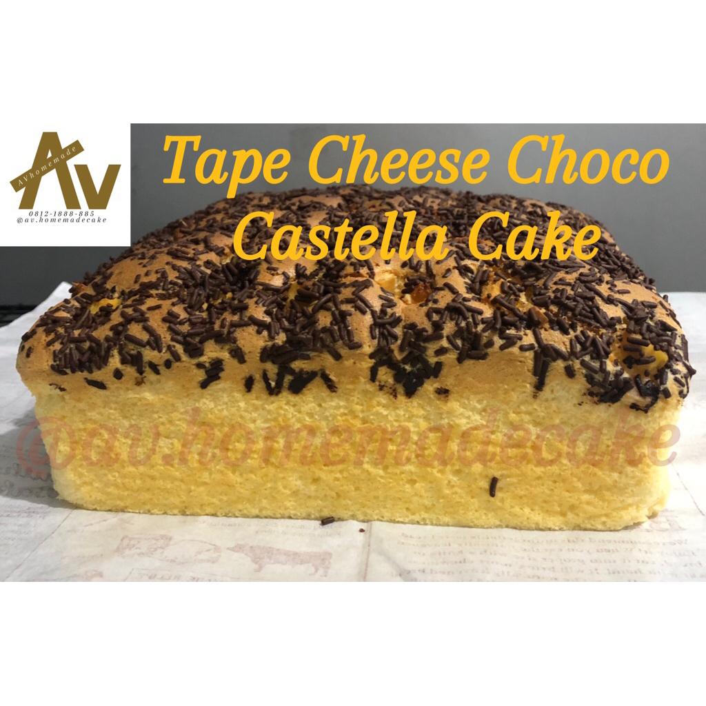 

Tape Cheese Choco (Castella Cake)