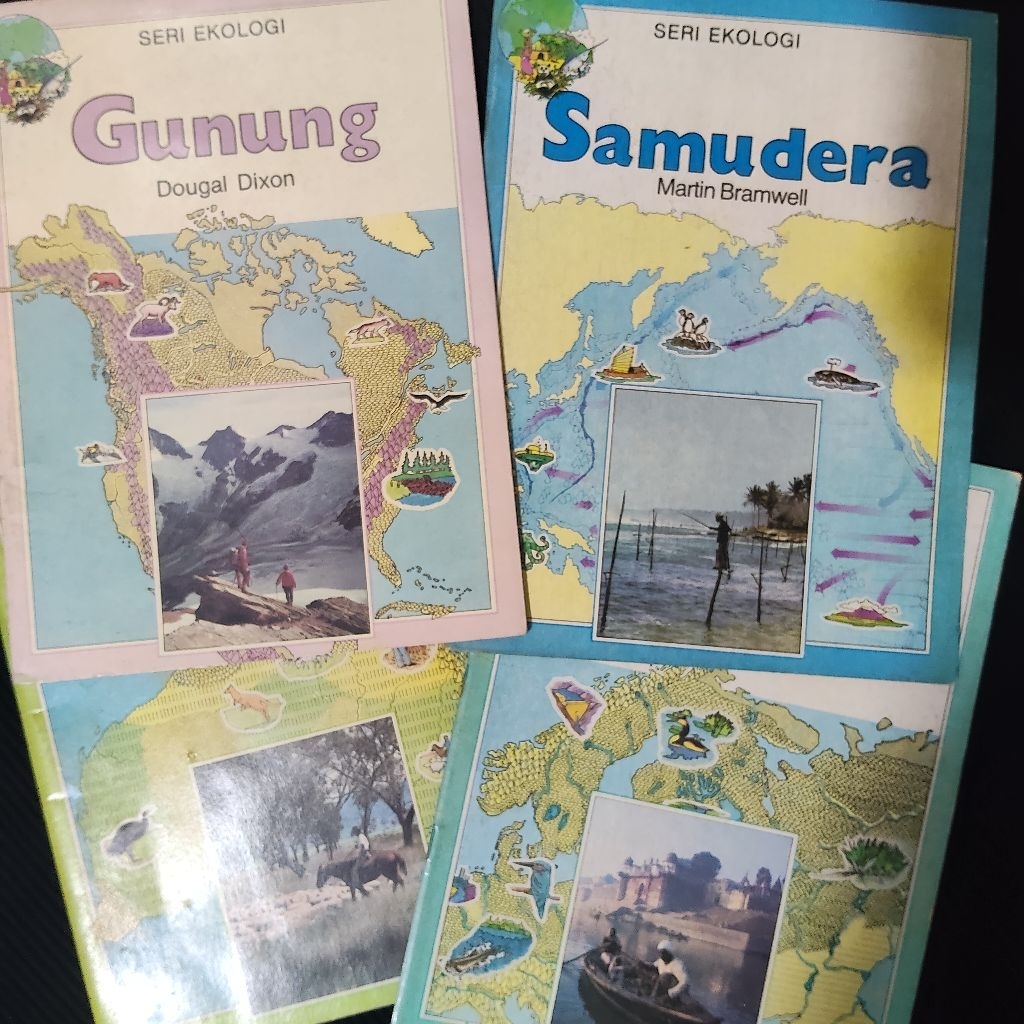 Buku Original • Buku Sains Anak Seri Ekologi - Gunung / Samudera / Sungai & Danau / Padang Rumput