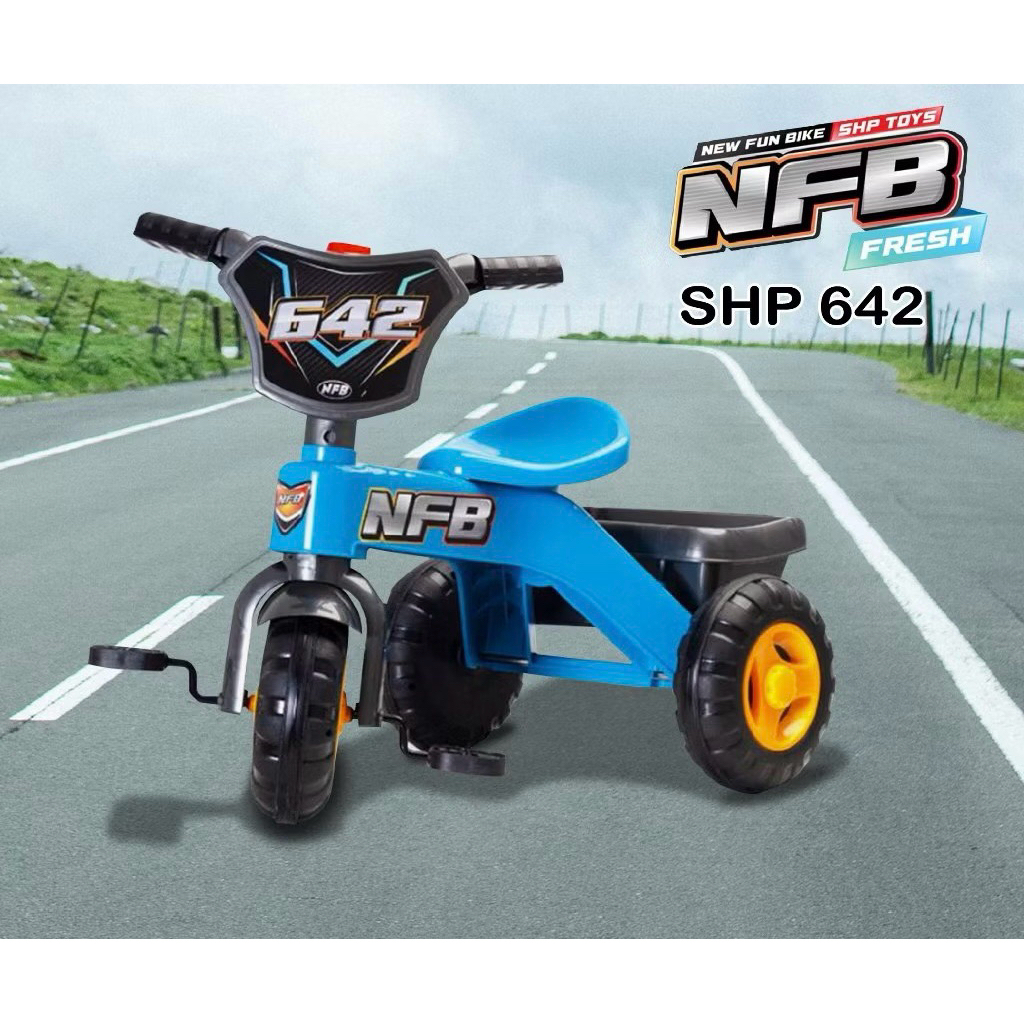 MAINAN ANAK SHP TOYS NFB642 SHP618 SEPEDA KERANJANG SEPEDA RODA TIGA NFB 642 SHP 618