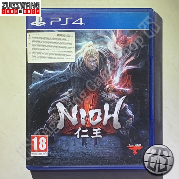 NIOH kaset game bd ps4 ps 4 playstation 2nd second bekas used preowned preloved original