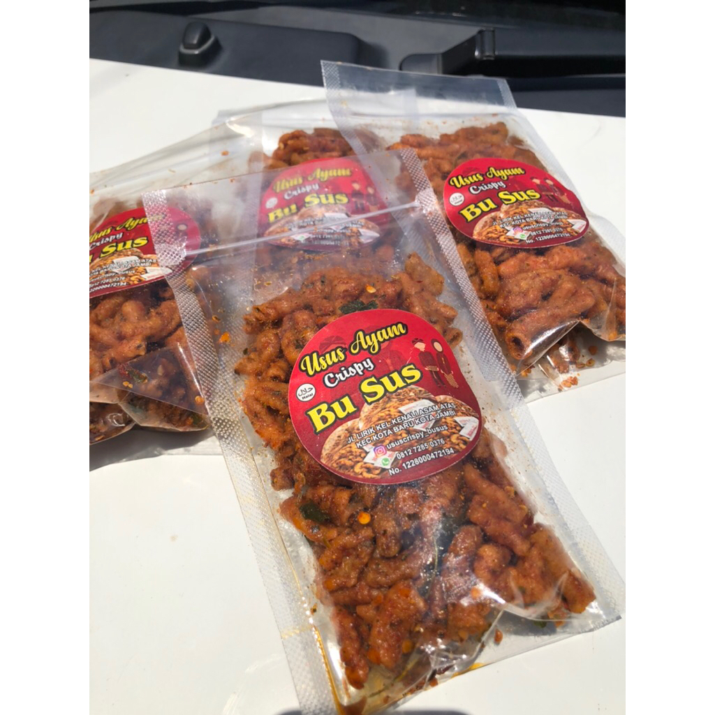 

Usus crispy pedas daun jeruk